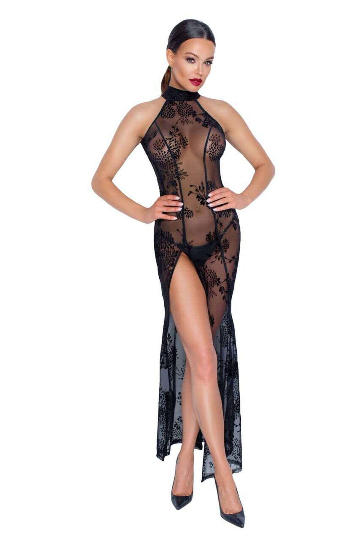 Сукня Noir Handmade F239 Long tulle dress - XXL в DIDO