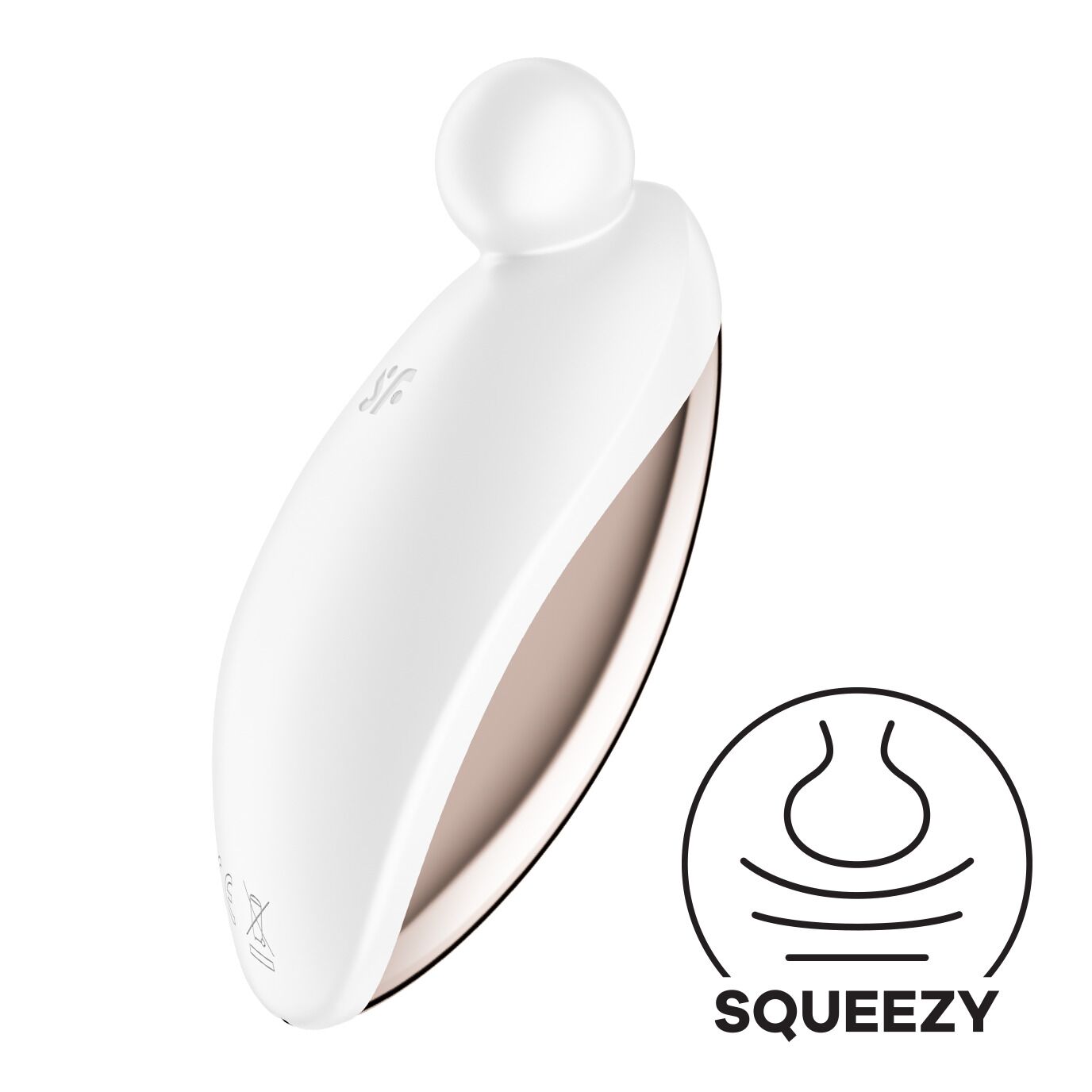 Вибратор для наружной стимуляции Satisfyer Spot On 2 White, очень мощный, гибкий отросток в DIDO