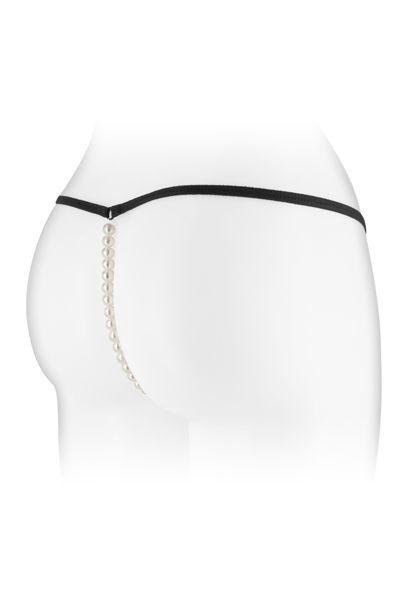 Трусики-стринги с жемчужной ниткой Fashion Secret VENUSINA Black в DIDO