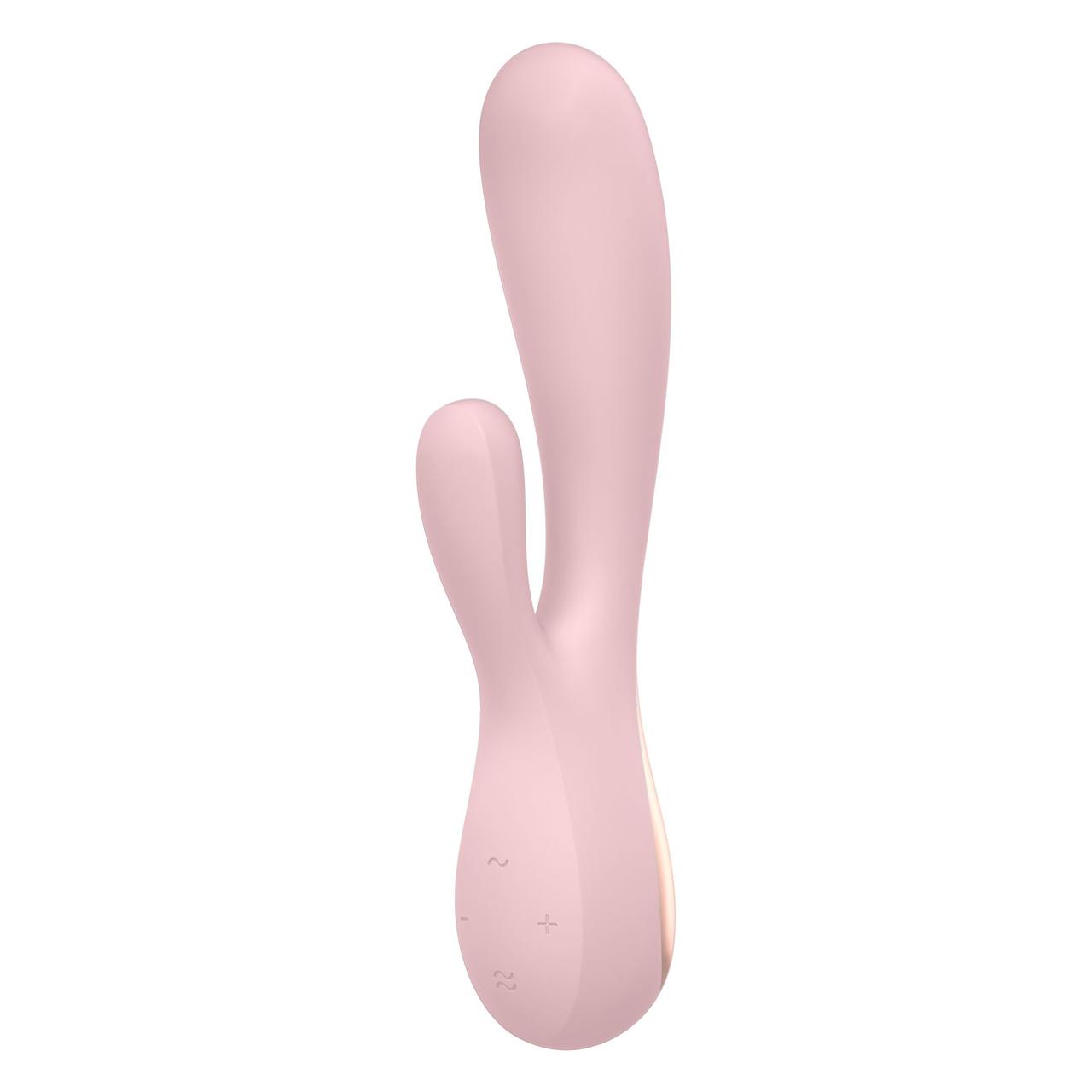 Смарт вібратор-кролик Satisfyer Mono Flex Mauve, 2 мотори, керування через інтернет у DIDO