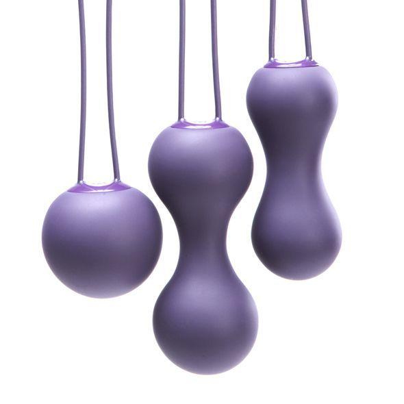 Набір вагінальних кульок Je Joue - Ami Purple, діаметр 3,8-3,3-2,7см, вага 54-71-100гр + подарунок косметичка в DIDO