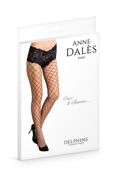 Чулки Anne De Ales DELPHINE T2 Black в DIDO