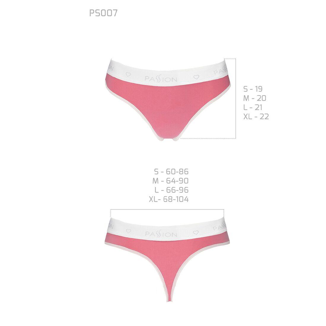 Спортивні трусики-стрінги Passion PS007 PANTIES S, pink в DIDO