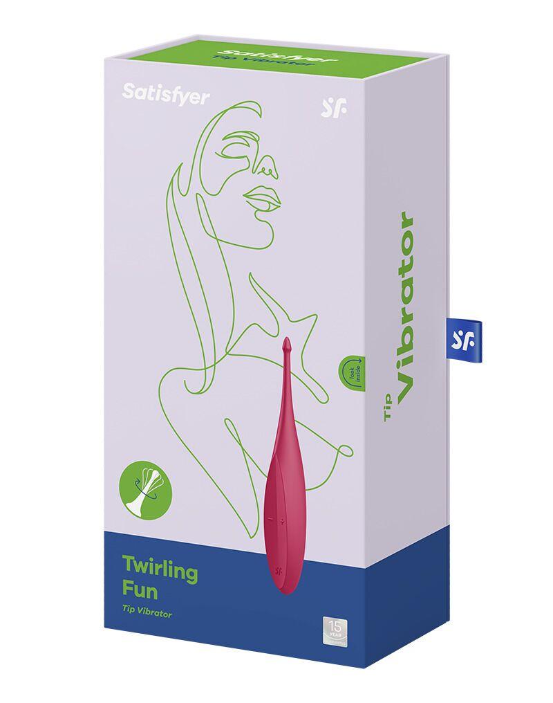 Вібратор для клітора Satisfyer Twirling Fun Poppy Red в DIDO