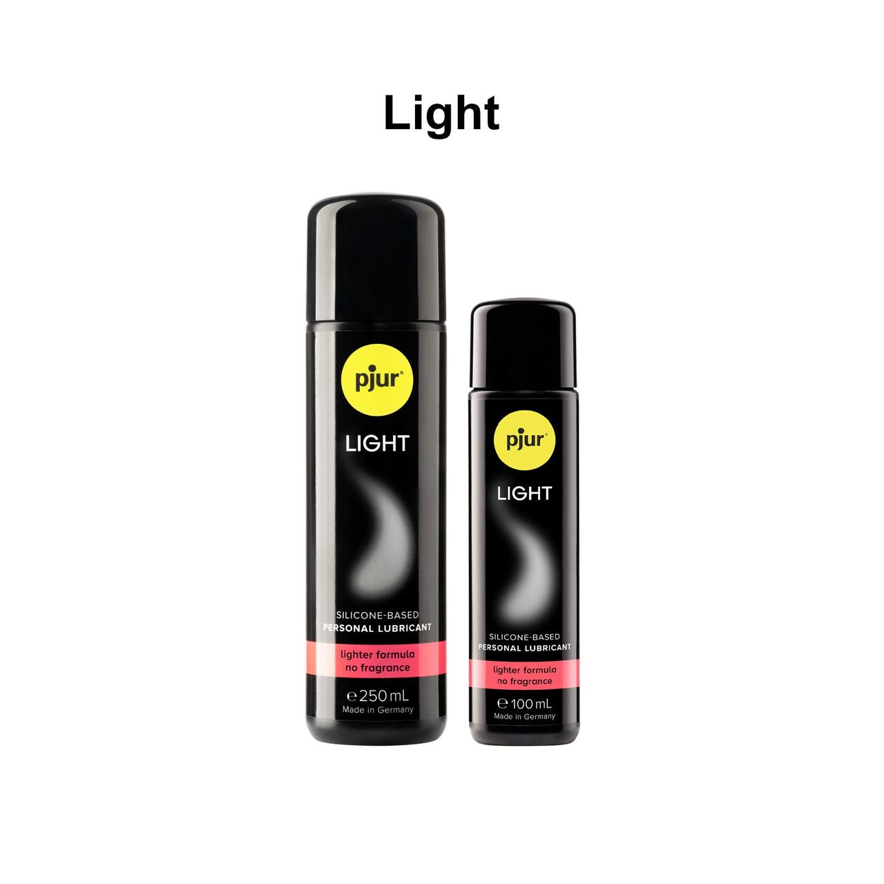 Силіконове мастило pjur Light 100 мл найрідше, 2в1 для сексу та масажу в DIDO
