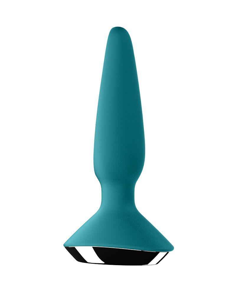 Анальная смарт-вибропробка Satisfyer Plug-ilicious 1 Petrol в DIDO