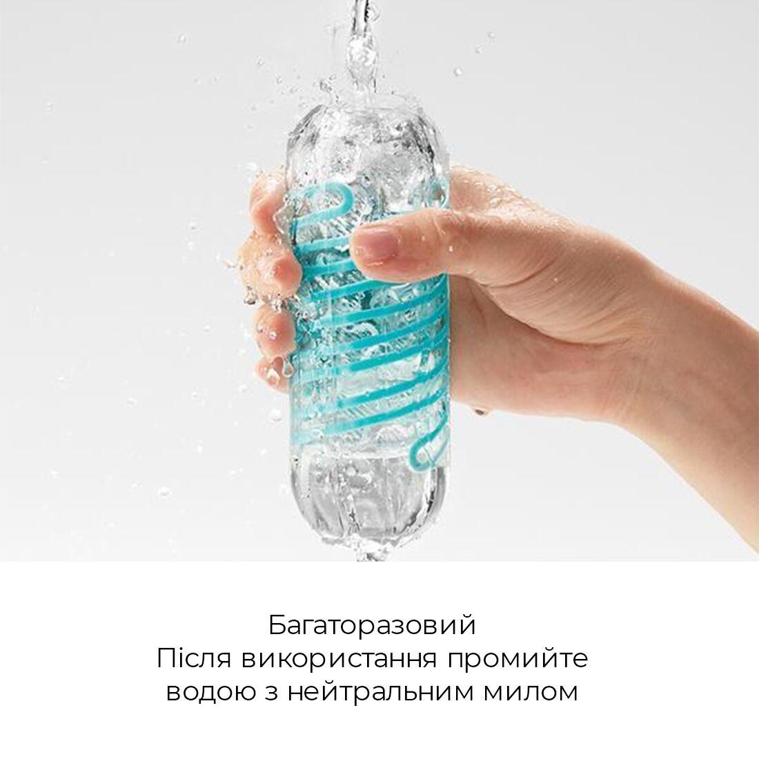 Мастурбатор Tenga Spinner 02 Hexa з пружною стимулюючою спіраллю всередині, стандартна спіраль у DIDO