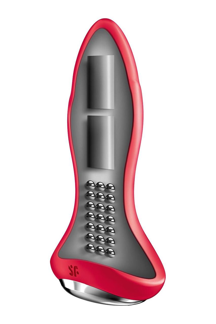 Анальна смарт-вібропробка із перловим масажем Satisfyer Rotator Plug 1+ Red в DIDO