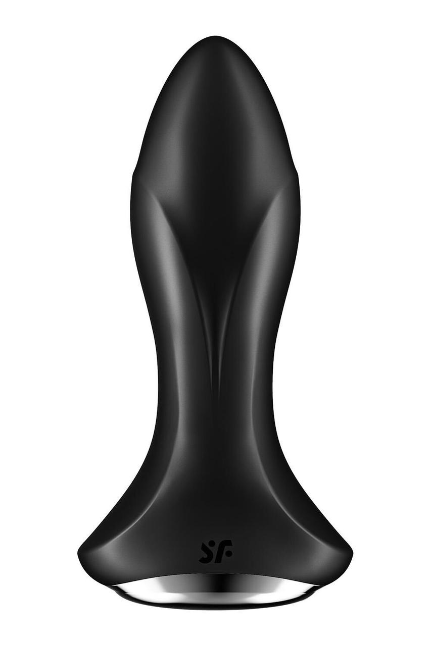 Анальная смарт-вибропробка с жемчужным массажем Satisfyer Rotator Plug 1+ Black в DIDO