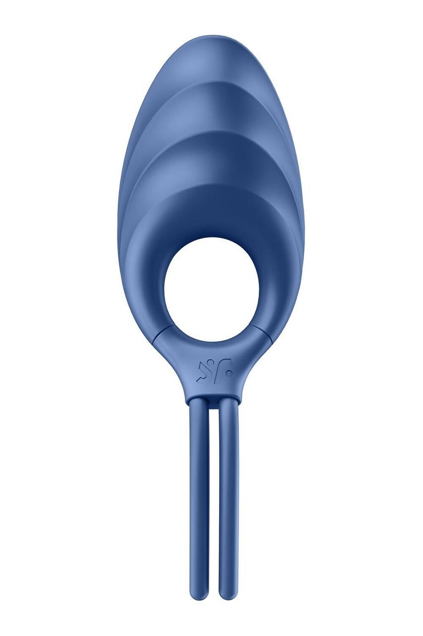 Ерекційне віброкільце лассо Satisfyer Swordsman Blue, міцна фіксація, 10 режимів, потужний мотор в DIDO