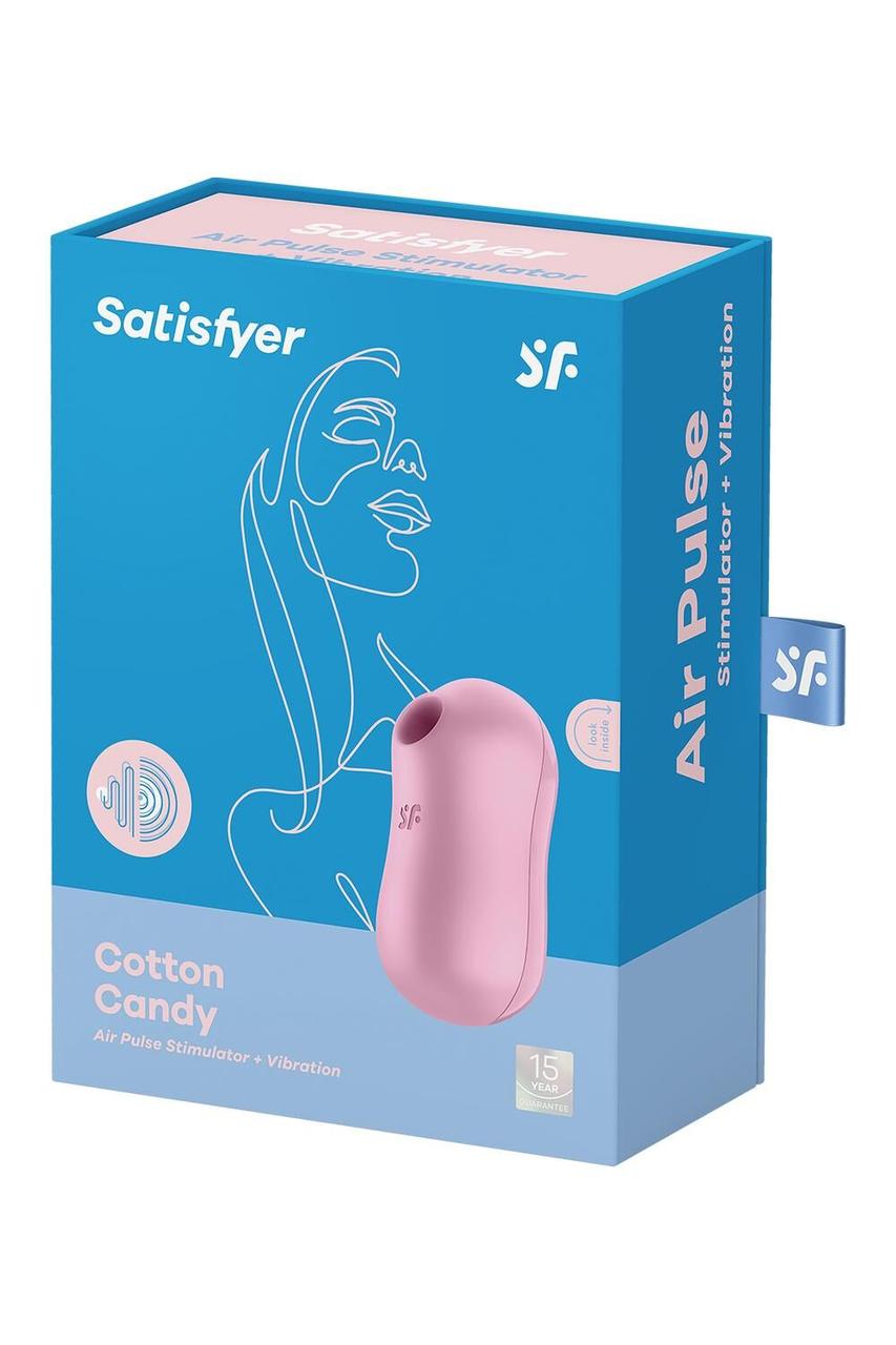 Вакуумный стимулятор с вибрацией Satisfyer Cotton Candy Lilac в DIDO