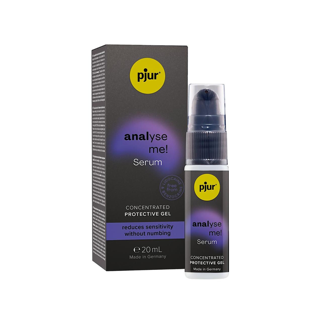Розслаблюючий анальний гель pjur analyse me! Serum 20 мл, створює плівку, концентровану в DIDO