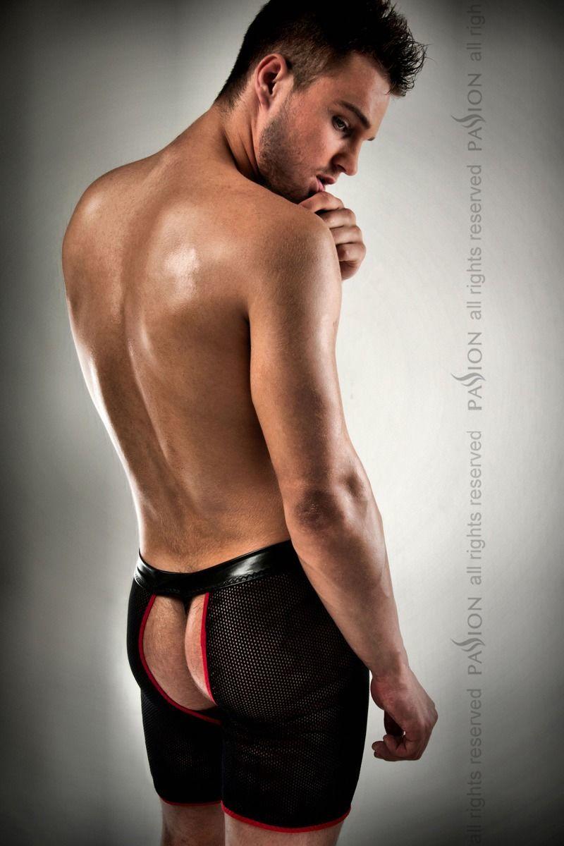 Розпродаж! Чоловічі трусики-шорти Passion 012 THONG black L/XL в DIDO