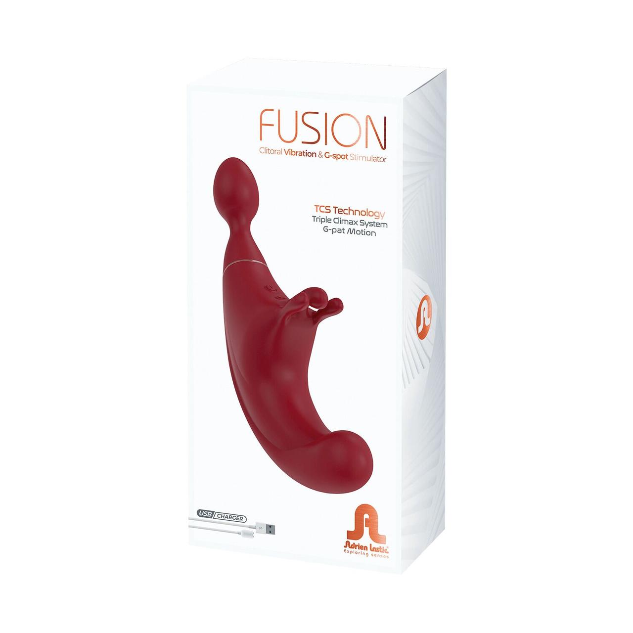 Супервібромасажер 3в1 Adrien Lastic Fusion, вібрації та пульсуючий кінчик у DIDO