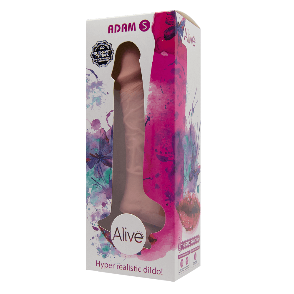 Фалоімітатор Alive Adam Flesh S, двошаровий, силікон + Silexpan, діаметр 3,5см в DIDO