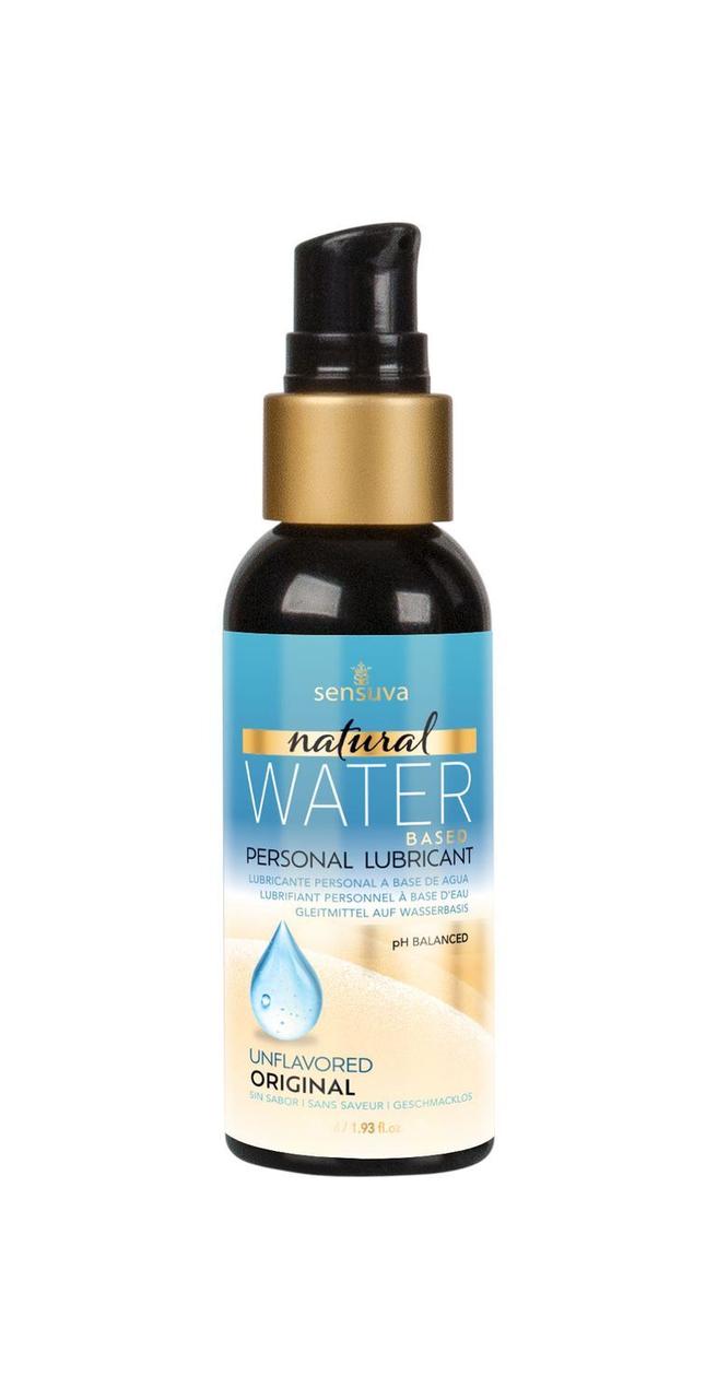 Лубрикант на водній основі Sensuva Natural Water-Based (57 мл), без гліцерину та парабенів у DIDO