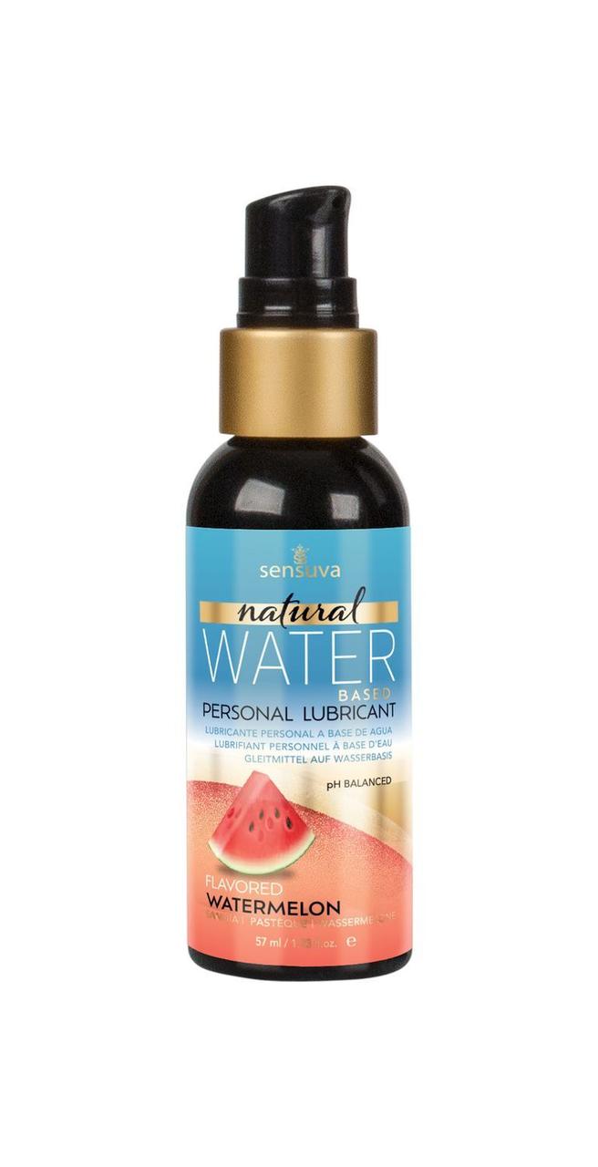 Мастило на водній основі Sensuva Natural Water-Based Watermelon (57мл) без гліцерину та парабенів в DIDO