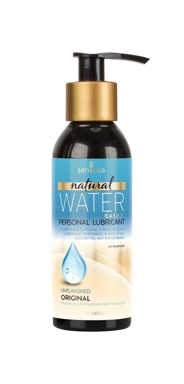 Лубрикант на водній основі Sensuva Natural Water-Based (125 мл), без гліцерину та парабенів у DIDO