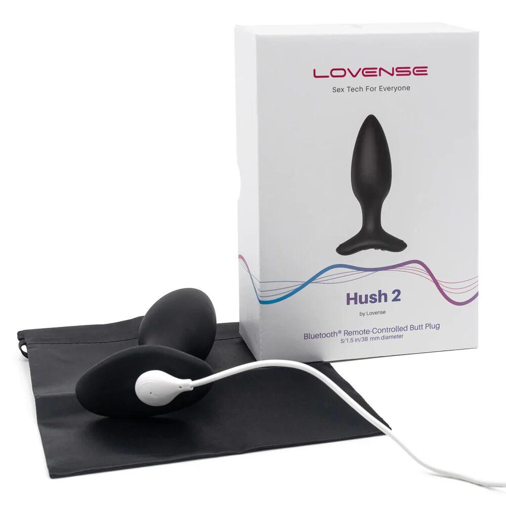 Анальная смарт-вибропробка Lovense Hush 2, размер S в DIDO