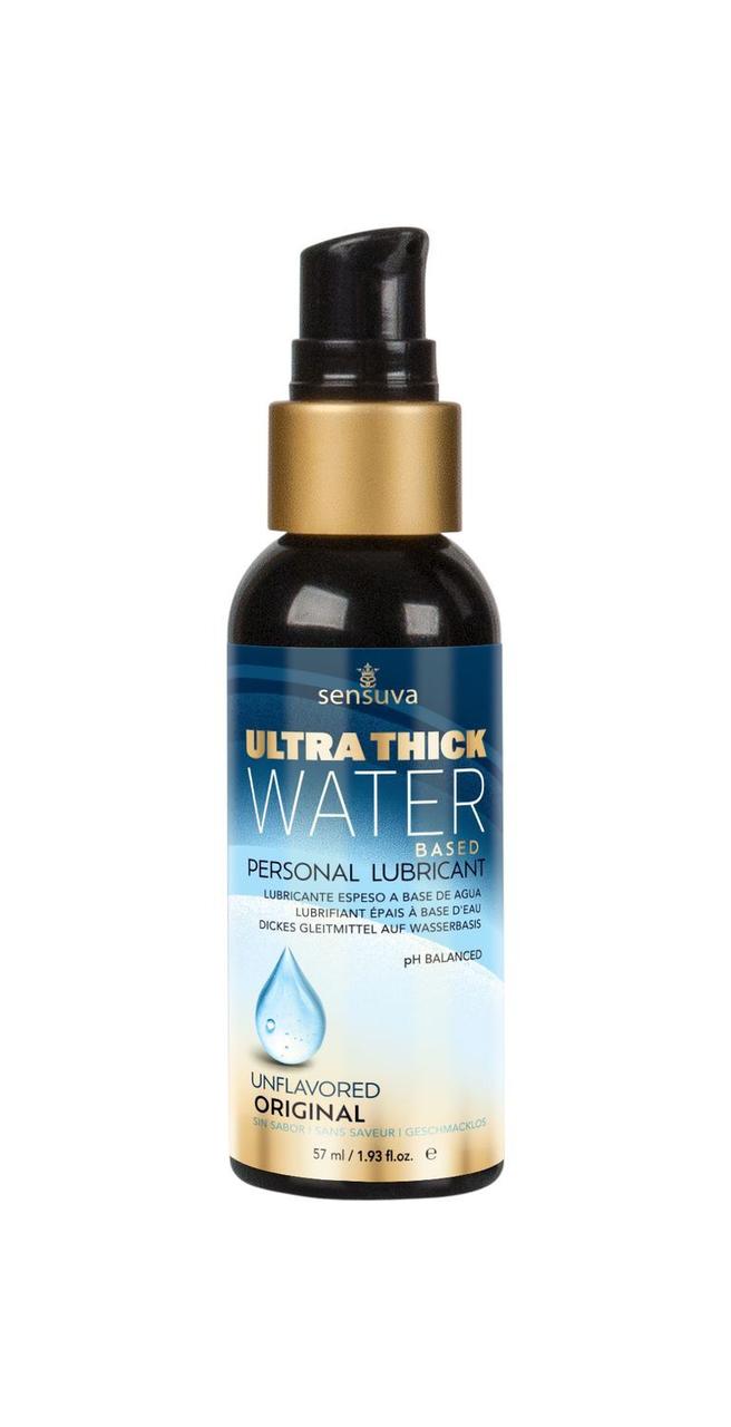 Густе мастило Sensuva Ultra-Thick Water-Based (57 мл) на водній основі, без гліцерину та парабенів у DIDO