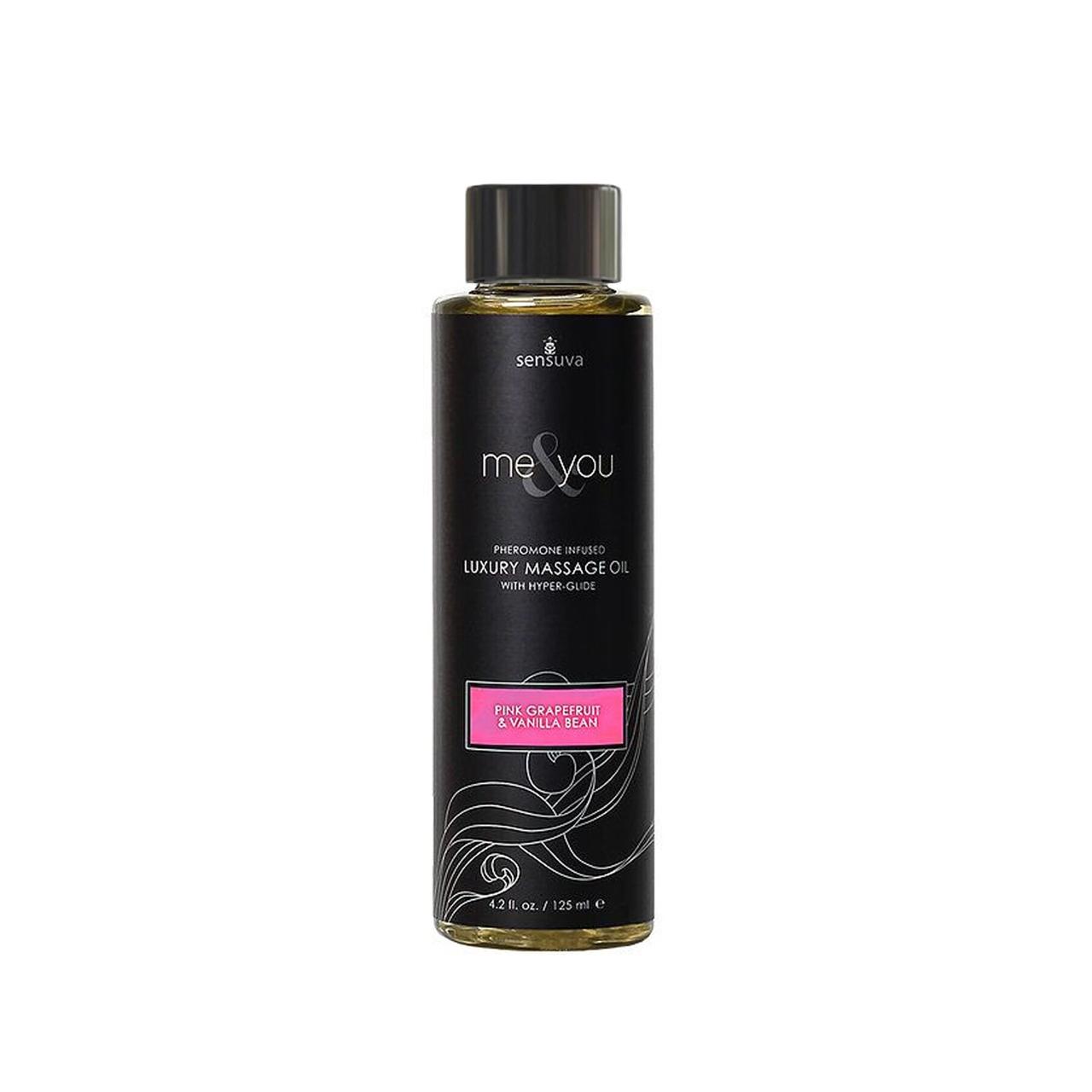 Массажное масло Sensuva - Me&You Pink Grapefruit & Vanilla Bean (125 мл) с феромонами в DIDO