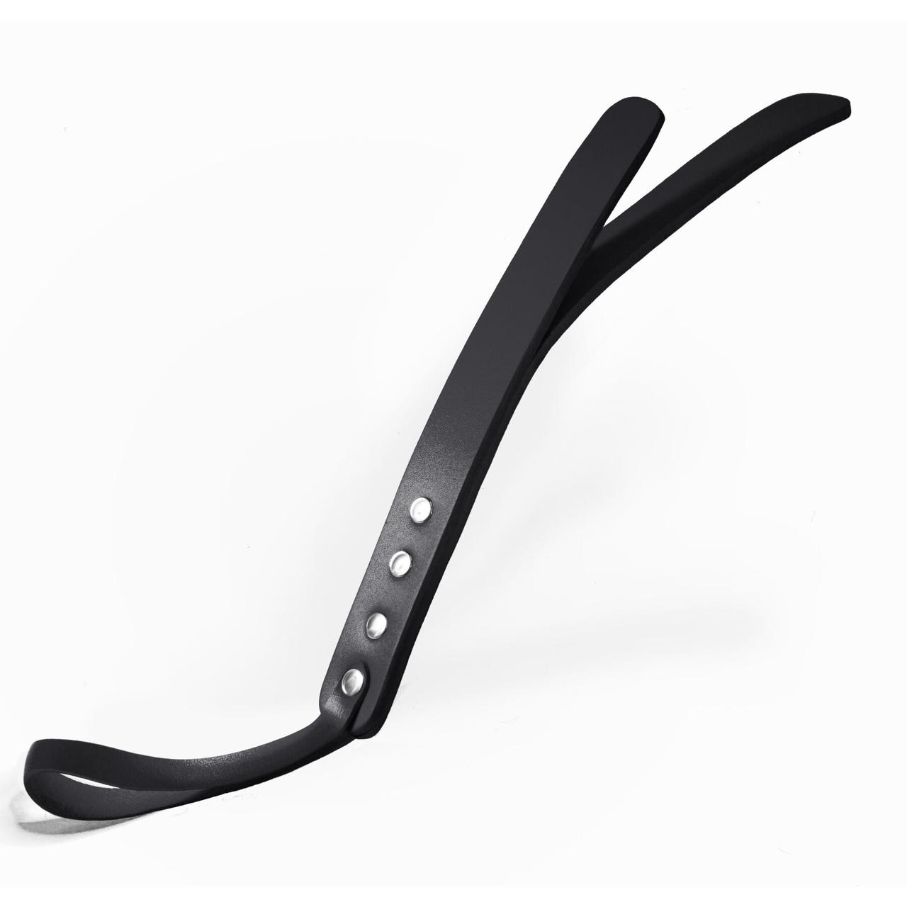 Паддл двухслойный Feral Feelings Leather Mini Paddle Black, натуральня кожа, black в DIDO