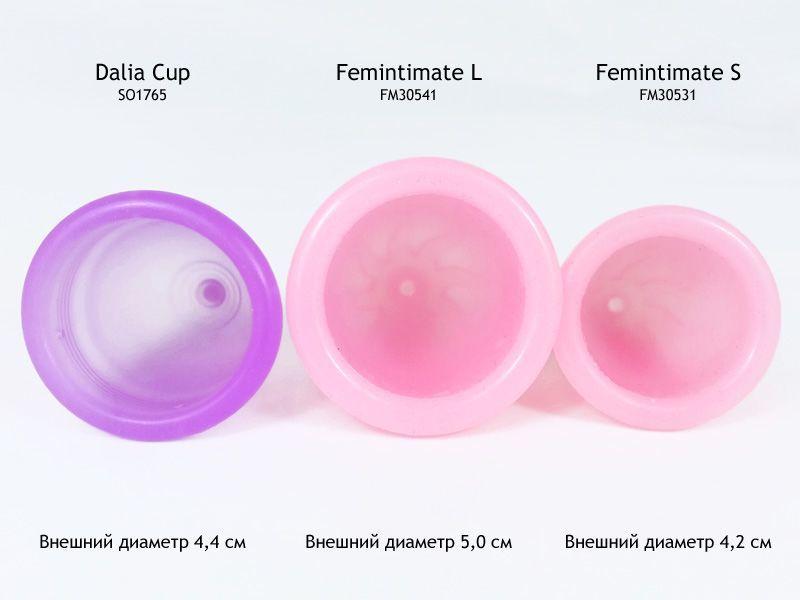 Менструальная чаша Femintimate Eve Cup размер L, диаметр 3,8см, для обильных выделений в DIDO