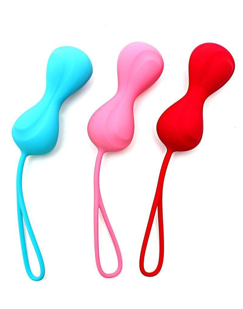 Вагінальні кульки Satisfyer Power Balls (3 пари), діаметр 3,4см, маса 60-76-92г, з кулькою всередині в DIDO