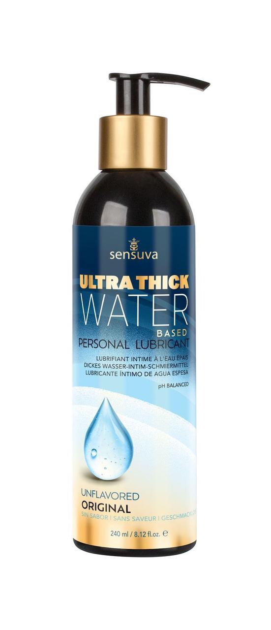 Густая смазка Sensuva Ultra-Thick Water-Based (240 мл) на водной основе, без глицерина и парабенов в DIDO
