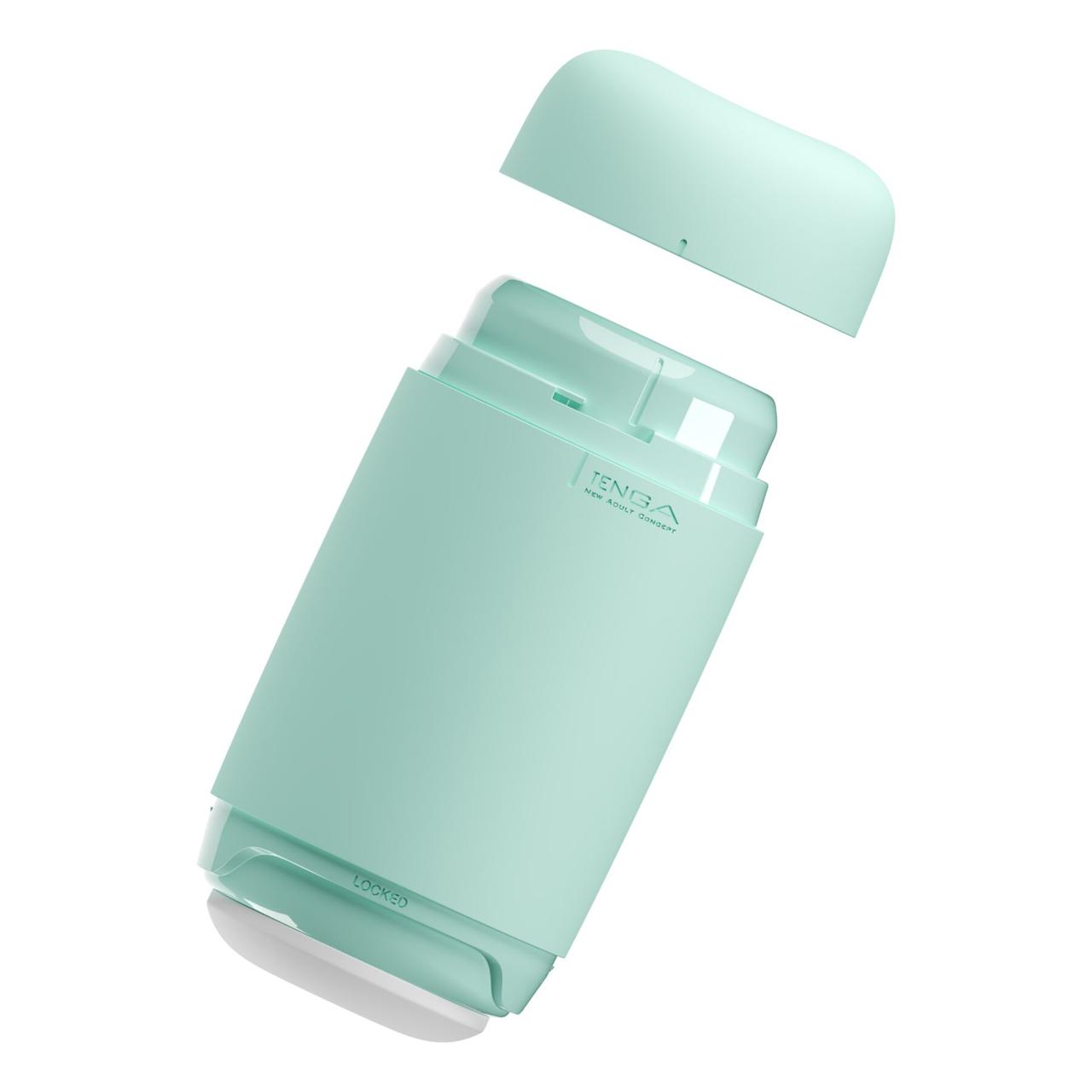 Мастурбатор TENGA PUFFY MINT GREEN, ультрамягкий материал, многоразовый, сквозной в DIDO
