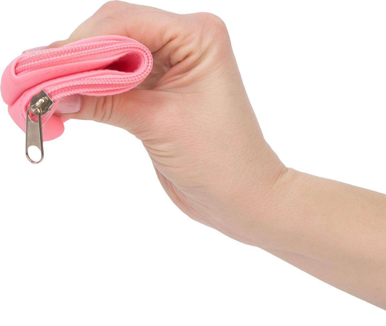Сумка для зберігання секс-іграшок PowerBullet - Silicone Storage Zippered Bag Pink в DIDO