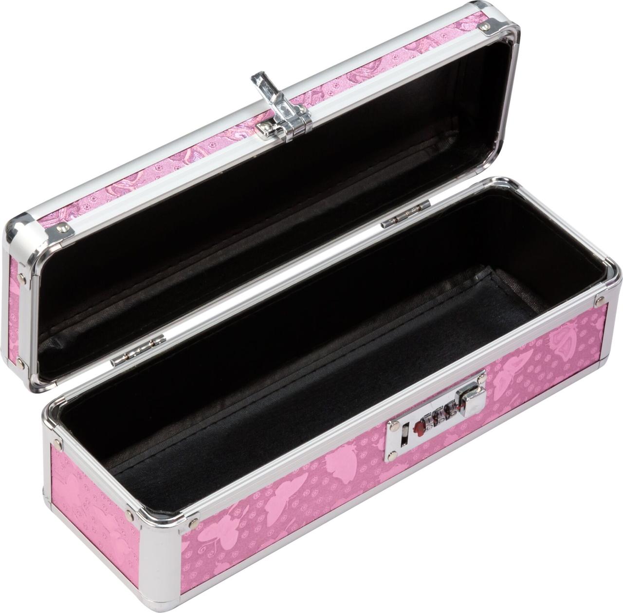 Кейс для зберігання секс-іграшок BMS Factory - The Toy Chest Lokable Vibrator Case Pink