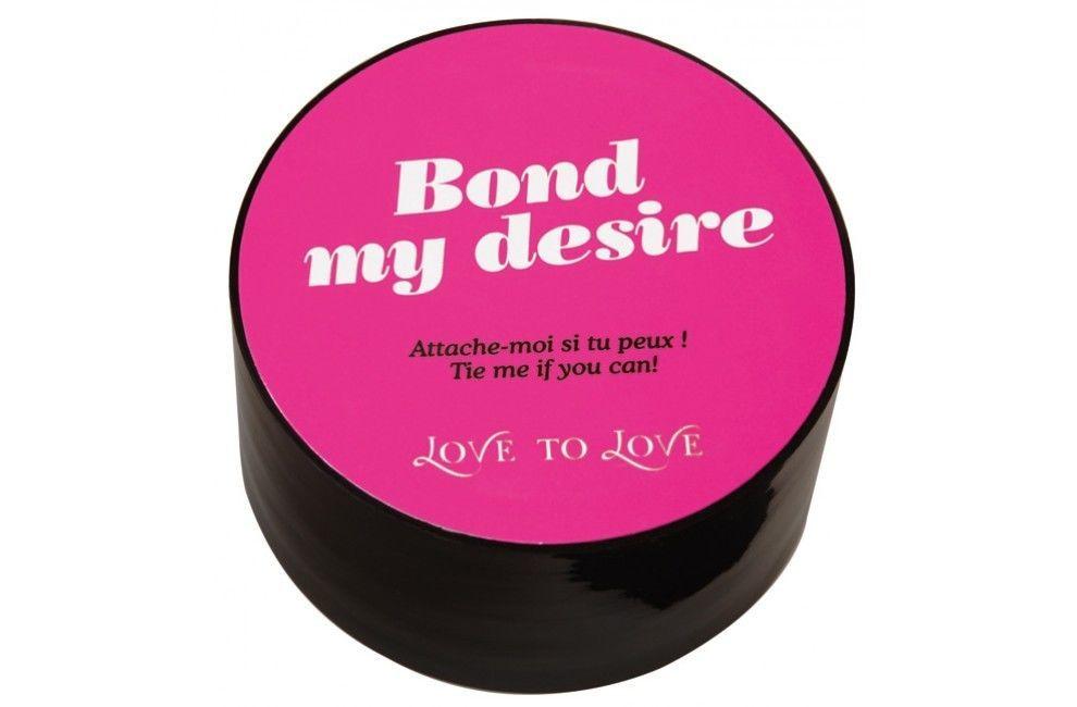 Скотч для бондажа Love To Love BOND MY DESIRE (15м) Черный, не липнет к коже и волоскам в DIDO