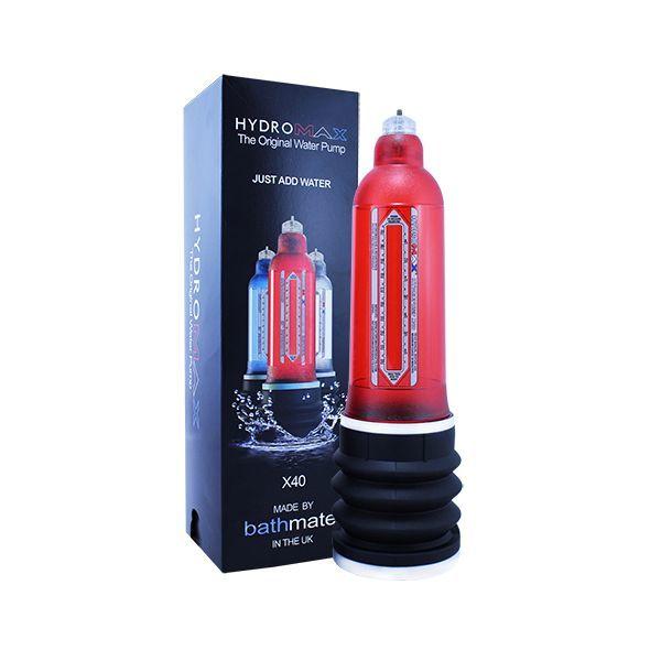 Гидропомпа Bathmate Hydromax 9 Red (X40), для члена длиной от 18 до 23см, диаметр до 5,5см в DIDO