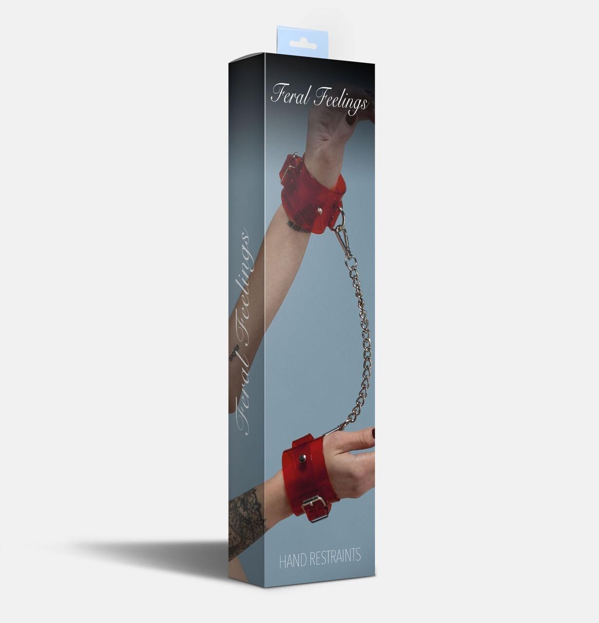 Наручники Feral Feelings - Hand Restraints Red Trasparent в DIDO