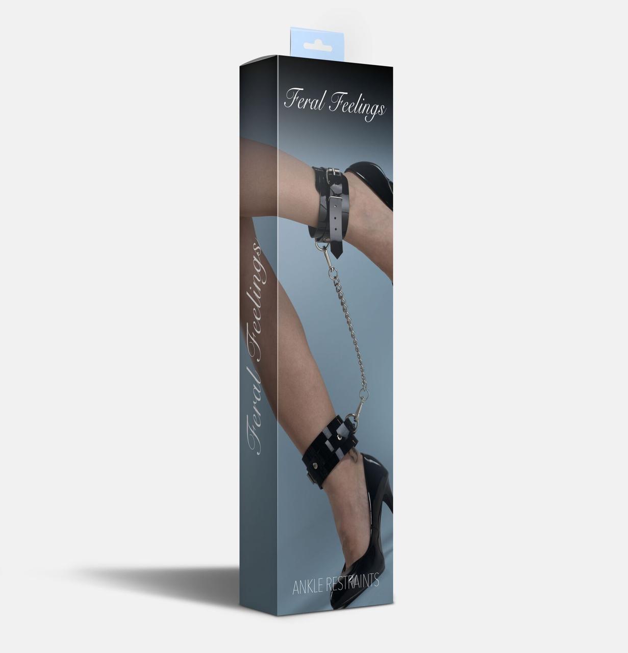Поножи Feral Feelings - Ankle Restraints Black в DIDO