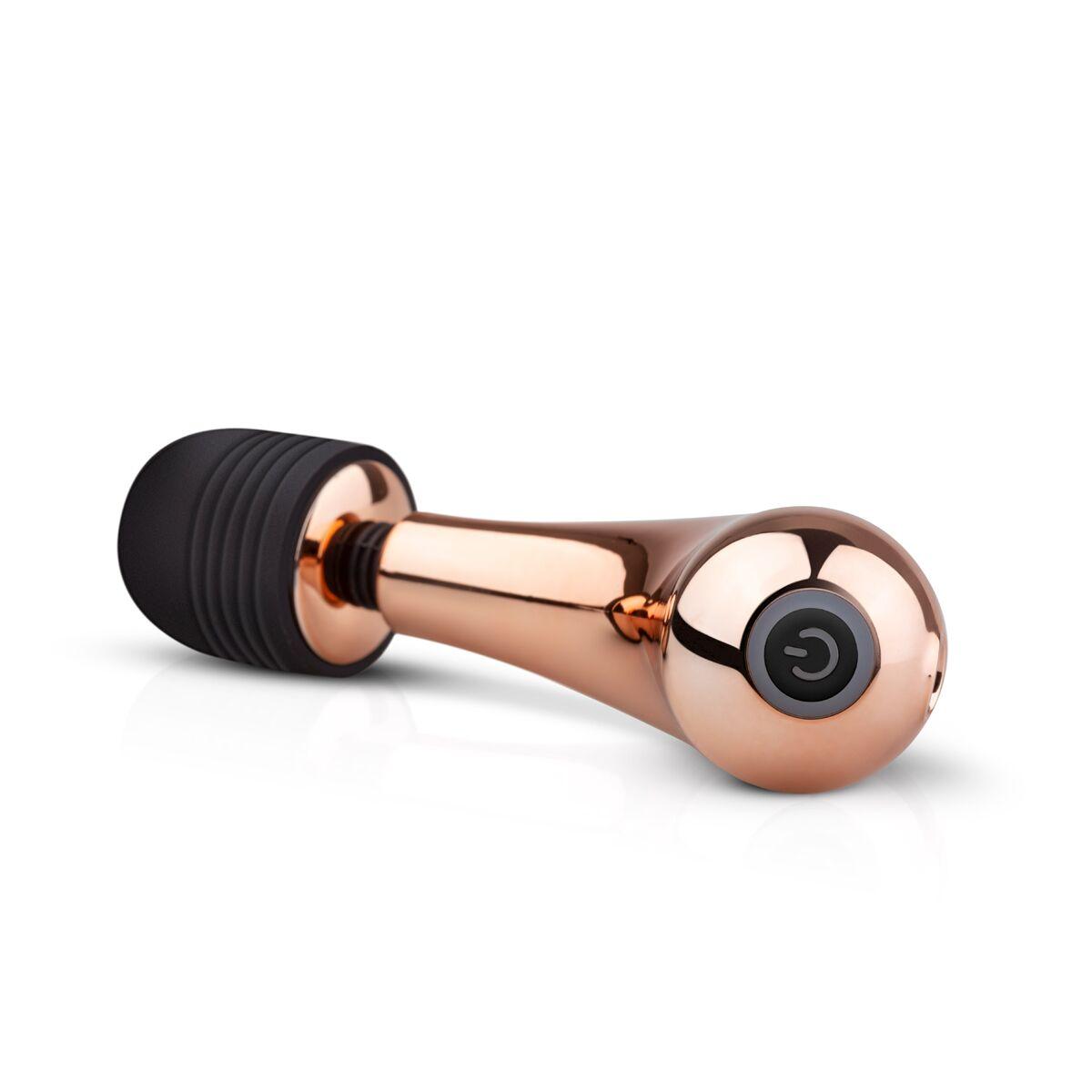 Мини-вибромассажер Rosy Gold — Nouveau Mini Curve Massager в DIDO