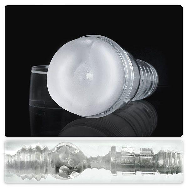 Мастурбатор попа Fleshlight Ice Butt Crystal напівпрозорий корпус у DIDO
