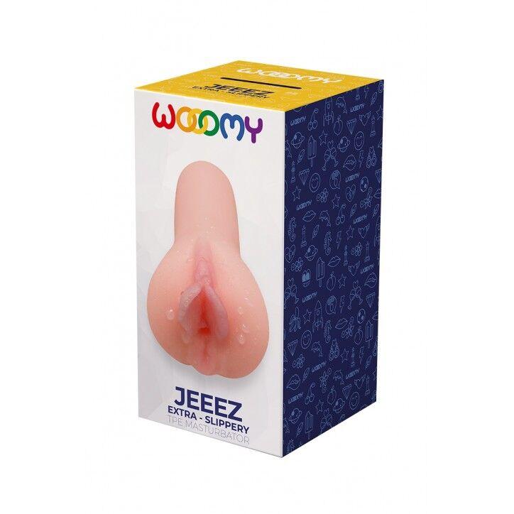 Мастурбатор-вагіна Wooomy Jeeez Masturbator Vagina, м'які відкриті губи, 11,6 х5, 4 см в DIDO.