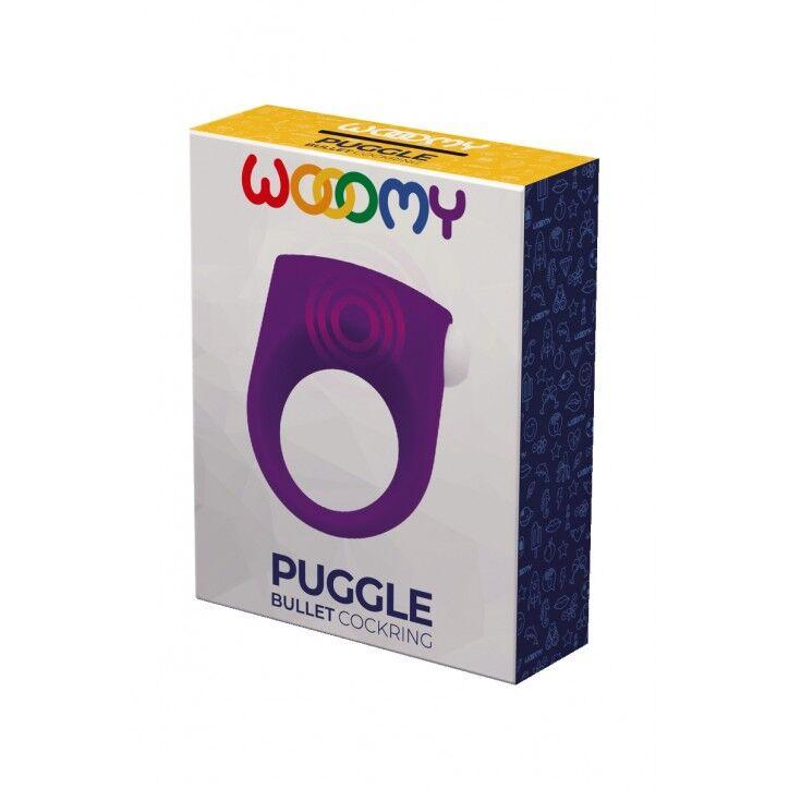 Ерекційне віброкільце Wooomy Puggle, 1 віброрежим, діаметр 3-4,4 см у DIDO