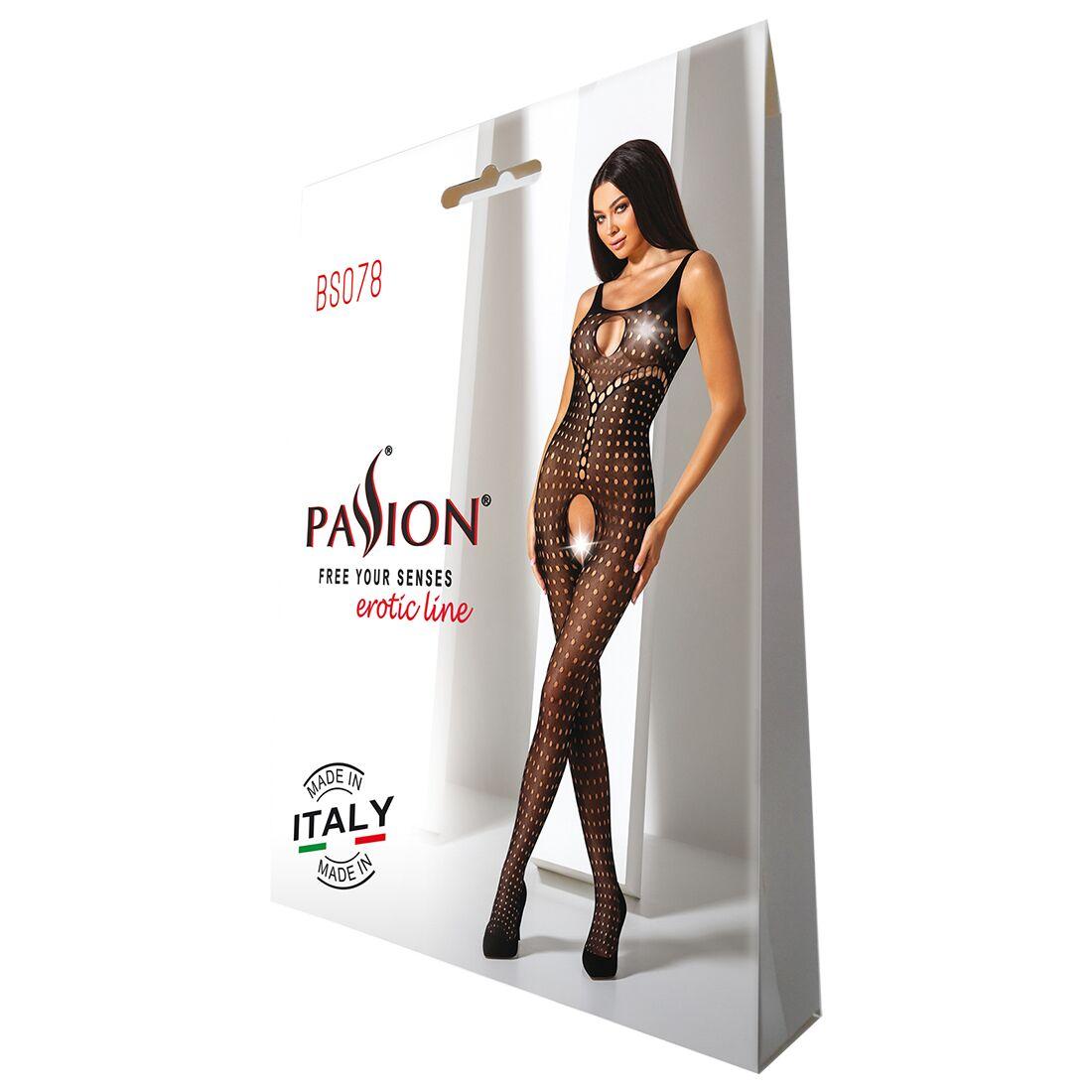 Бодистокинг с доступом к интимным местам Passion BS078 black в DIDO