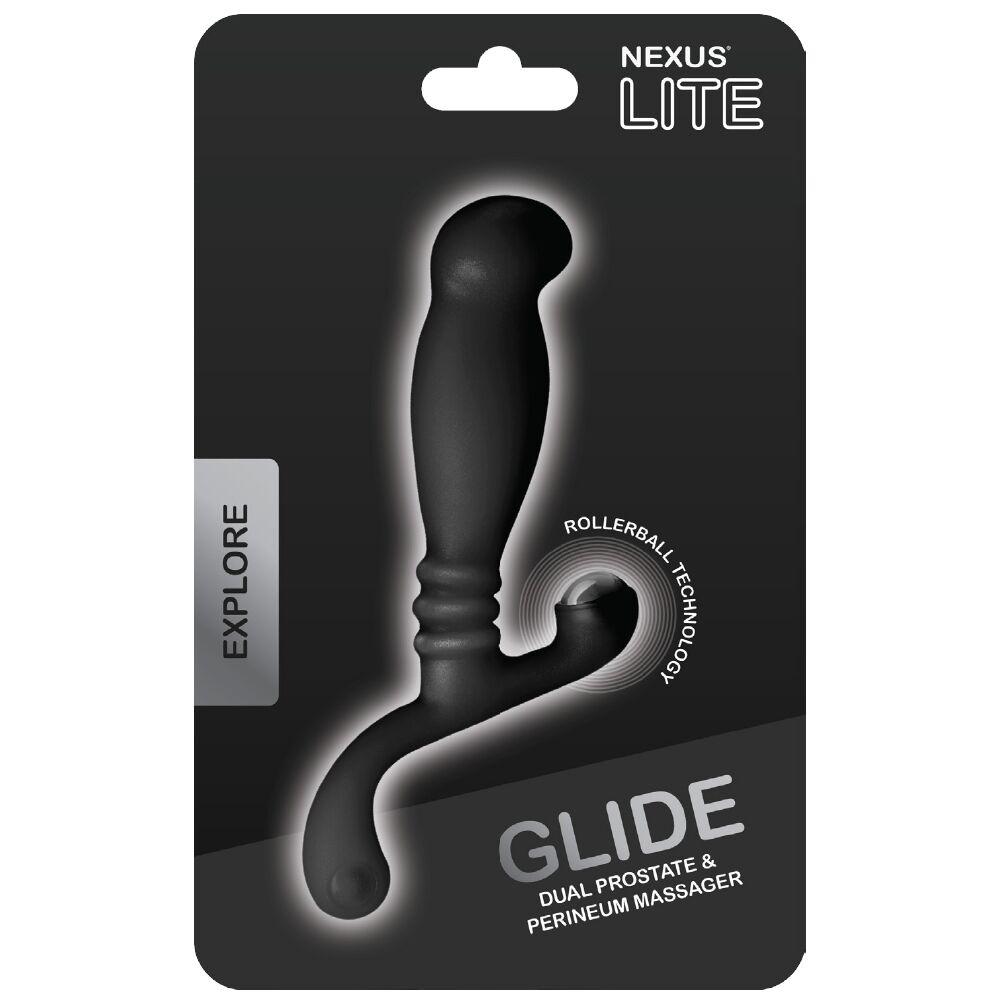 Массажер простаты Nexus Glide Black для новичков, ульрастимулирующий, с массажером промежности в DIDO