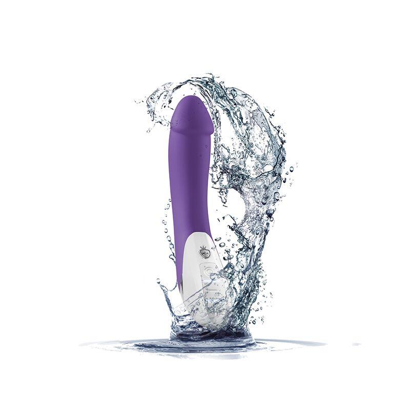 Мощный вибратор Mystim Terrific Truman Purple с двумя моторами и выраженной головкой в DIDO