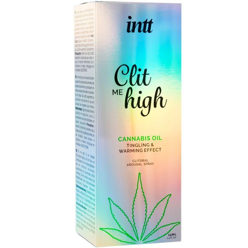 Возбуждающий гель для клитора Intt Clit Me On High Cannabis Oil 15 мл, сильная стимуляция в DIDO