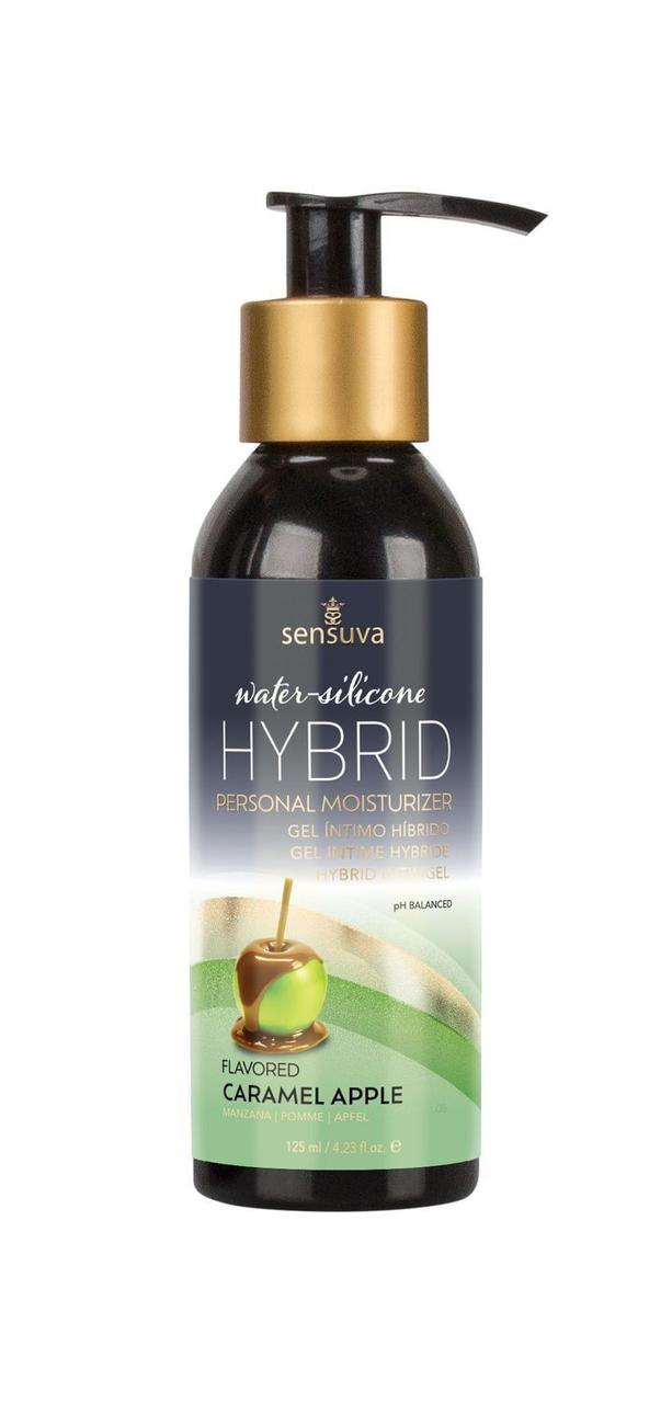 Мастило водно-силіконове Sensuva Hybrid Caramel Apple (125 мл) без цукру, можна для оральних ласк у DIDO