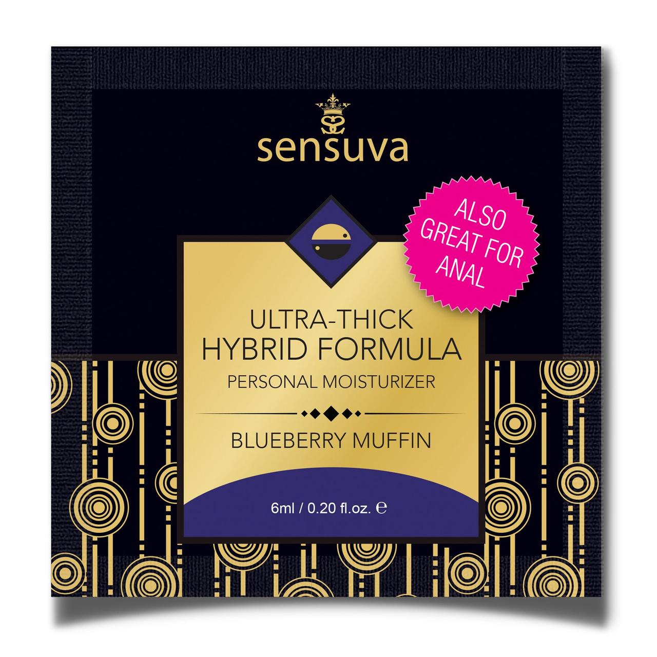 Пробник густой смазки Sensuva - Ultra-Thick Hybrid Formula Blueberry Muffin (6 мл) в DIDO