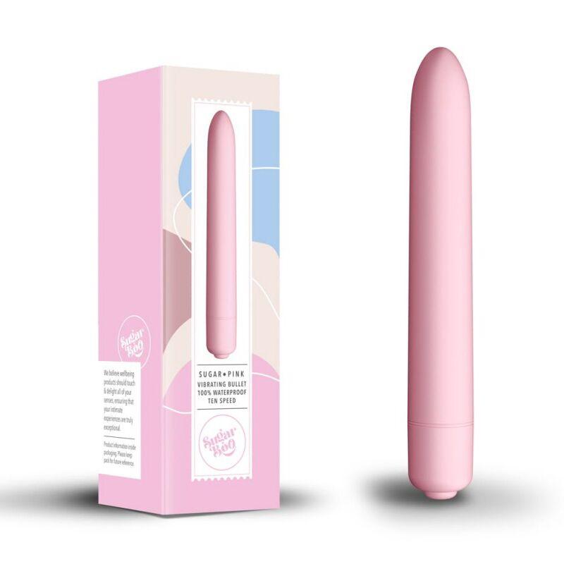 Мини-вибратор SugarBoo Sugar Pink, 10 уровней интенсивности в DIDO