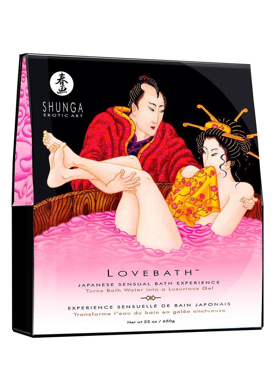 Гель для ванни Shunga LOVEBATH – Dragon Fruit 575 г, робить воду ароматним желе зі SPA-ефектом у DIDO