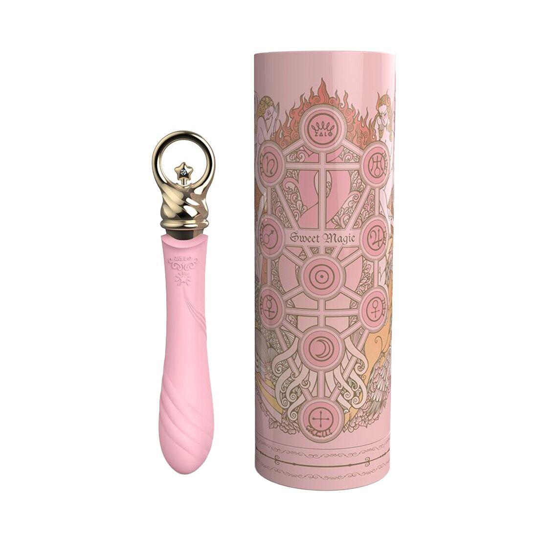 Вибратор для точки G с подогревом Zalo Sweet Magic - Courage Fairy Pink в DIDO