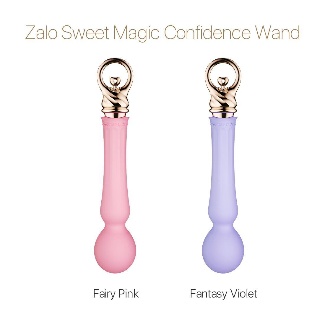 Вібромасажер з підігрівом Zalo Sweet Magic - Confidence Wand Fairy Pink в DIDO